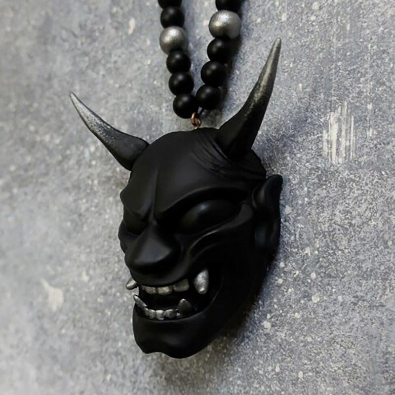 Cască Samurai Kabuto Hannya Japanese Oni - Oglinda retrovizoare pentru mașină Charm Accesorii pentru mașină Oglinda retrovizoare pandantiv Decorare mașină