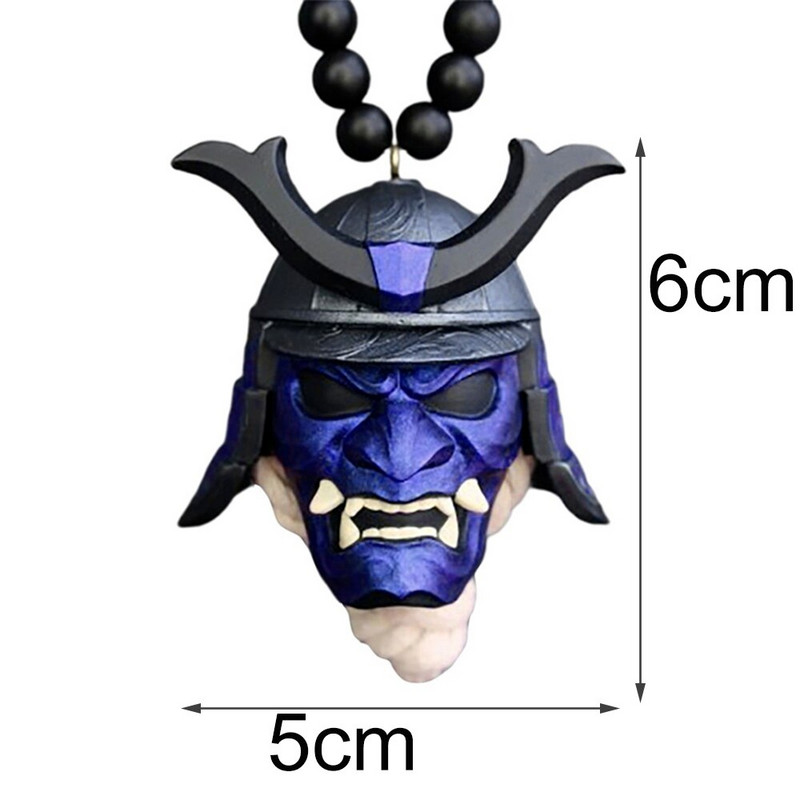 Cască Samurai Kabuto Hannya Japanese Oni - Oglinda retrovizoare pentru mașină Charm Accesorii pentru mașină Oglinda retrovizoare pandantiv Decorare mașină