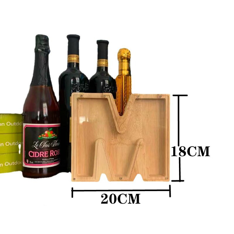 26 raidžių medinė kiaulytė su vardiniu lipduku suasmeninta permatoma stiklinė pinigų dėžutė vaikams dovanų namų puošmena