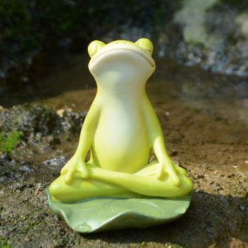 Καθημερινή συλλογή Animal Frog Fairy Garden Figurines Miniature Landscape Διακόσμηση σπιτιού Αξεσουάρ Δώρο γενεθλίων Αναμνηστικά