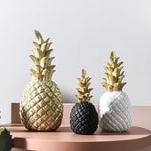 Nordic Home Decor Ananász Díszek Kreatív Fruit Shape Desktop Nappali Dekoráció Esküvői Ajándék Otthoni Dekorációs Kiegészítők