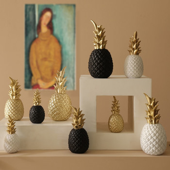 Nordic Home Decor Διακοσμητικά με ανανά Δημιουργικό σχήμα φρούτων Desktop σαλονιού Δώρο γάμου Αξεσουάρ διακόσμησης σπιτιού