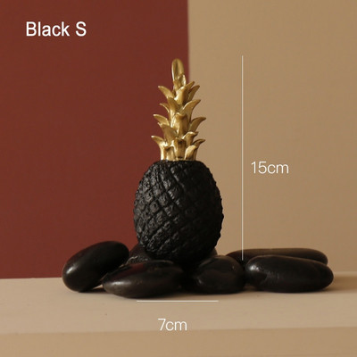 Nordic Home Decor Ananász Díszek Kreatív Fruit Shape Desktop Nappali Dekoráció Esküvői Ajándék Otthoni Dekorációs Kiegészítők