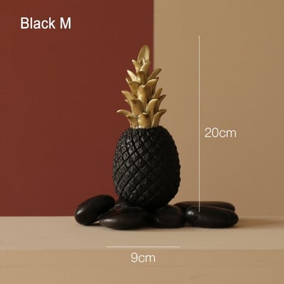 Nordic Home Decor Ananász Díszek Kreatív Fruit Shape Desktop Nappali Dekoráció Esküvői Ajándék Otthoni Dekorációs Kiegészítők