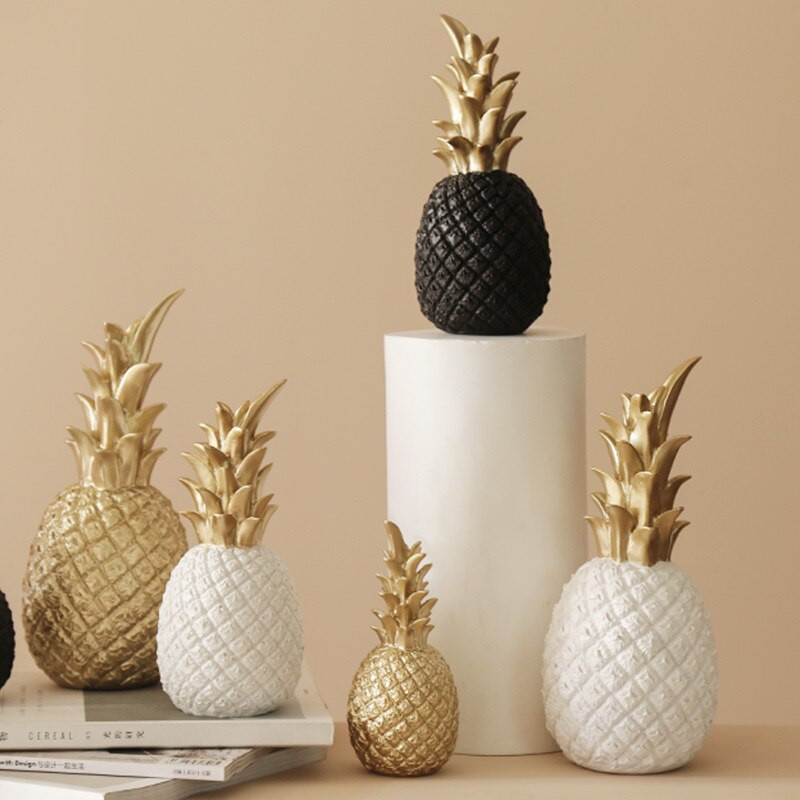 Nordic Home Decor Ananász Díszek Kreatív Fruit Shape Desktop Nappali Dekoráció Esküvői Ajándék Otthoni Dekorációs Kiegészítők