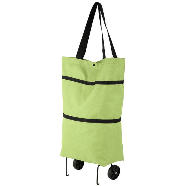 Sklopiva torba za kupnju Oxford platnena torba za višekratnu upotrebu za kolica na kotačićima Prijenosna torba za kupnju Sklopive torbe za trgovinu namirnicama