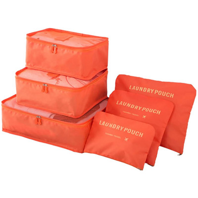 6 vnt. Kelioninio laikymo krepšio rinkinys Drabužiams Tvarkingas Organizatorius Drabužių spinta Lagaminas Krepšelis Kelioninis Organizatorius Krepšys Dėklas Batai Pakavimas Kubas Krepšys