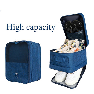 6 цвята 18 качествена преносима чанта за обувки за пътуване Бельо Чанти за дрехи Органайзер за обувки Чанта за съхранение Многофункционални аксесоари за пътуване