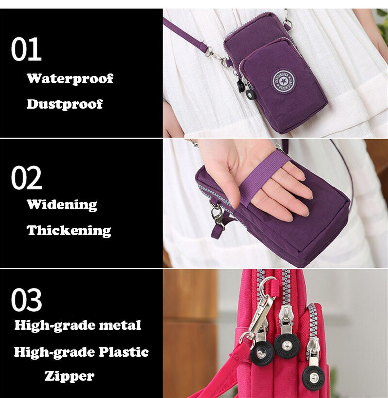 Univerzalna torba za pohranu mobilnog telefona za Samsung/iPhone/Huawei/HTC/LG novčanik torbica navlaka za ruku i rame džep za sportsku torbicu za trčanje