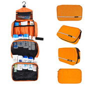 Reisi tualett-tarvete kott Kaasaskantav rippuv meigipesuvahend Kosmeetikakotid Veekindlad Vannitoa hügieen Dušš pesukotid