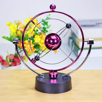 Newton Pendulum Ball Balance Ball Rotating Perpetual Motion Physical Science Pendulum Toy Physics Tumbler Craft Home Decoration