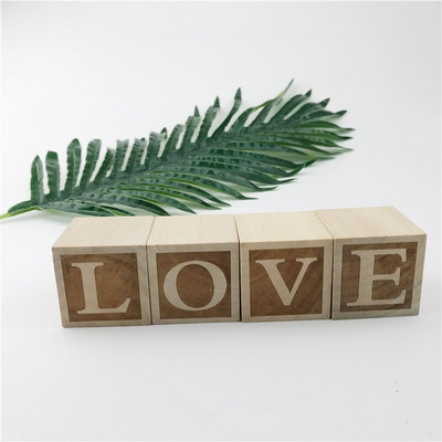 4 buc. Blocuri de pepinieră rustice naturale Blocuri pentru bebeluși pentru fete sau băieți Decor pentru creșă Cadouri pentru copii de Crăciun Jucării pentru copii Cadouri de Crăciun