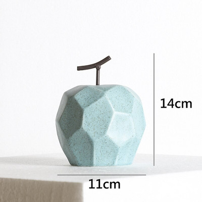 nordijska skulptura Unutarnji uredski stolni pribor za dom Ukrasne figure Keramički dekor Sažetak Voće Jabuka Kruška Ornamenti