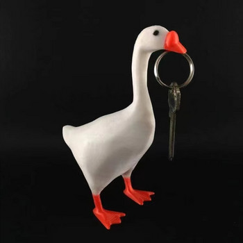 Магнитен ключодържател, държащ ключ от патица, ключ за съхранение на сладка гъска, декорация на дома, творческо обаждане, патица, ножици, инструмент за бюро, органайзер