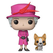 Brit királynő figura babadísz II. Erzsébet brit királynő és Corgi baba kollekció díszítése Kirky ajándéktárgyakkal