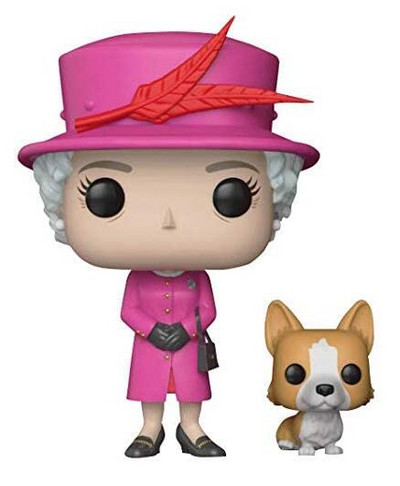 Brit királynő figura babadísz II. Erzsébet brit királynő és Corgi baba kollekció díszítése Kirky ajándéktárgyakkal