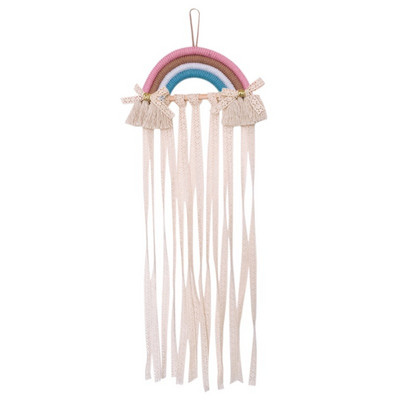 Plaukų juostos laikymo diržas Barrette laikiklis plaukų segtukai laikiklis plaukų laikiklis "pasidaryk pats" vaivorykštės dekoras, pakabinamas ant sienos namams