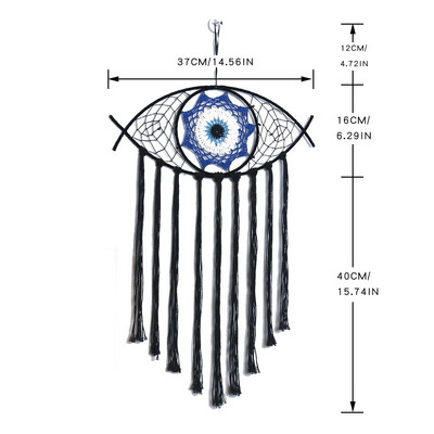 Török kék szemek amulett falvédő függő Lucky medál szélcsengő függő kert lakberendezési függő dísz