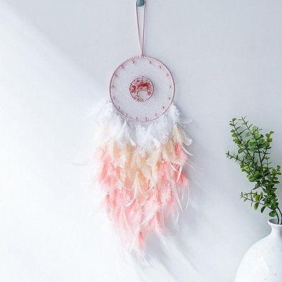 Originalni Dream Catcher Dekoracija doma Pero Dreamcatcher Umjetnički darovi prijateljima Kreativni viseći Dreamcatcheri Dar za Valentinovo