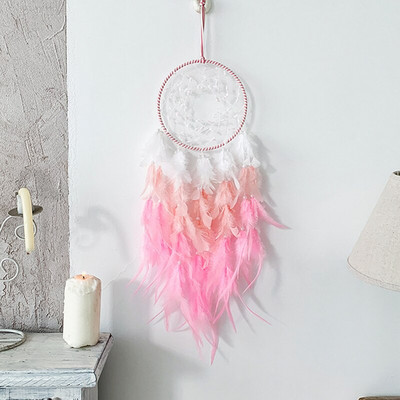 Originalni Dream Catcher Dekoracija doma Pero Dreamcatcher Umjetnički darovi prijateljima Kreativni viseći Dreamcatcheri Dar za Valentinovo