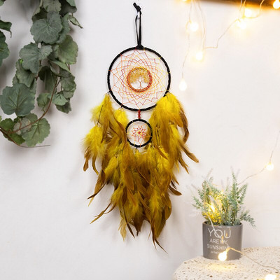 Originalni Dream Catcher Dekoracija doma Pero Dreamcatcher Umjetnički darovi prijateljima Kreativni viseći Dreamcatcheri Dar za Valentinovo