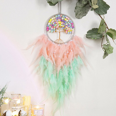 Originalni Dream Catcher Dekoracija doma Pero Dreamcatcher Umjetnički darovi prijateljima Kreativni viseći Dreamcatcheri Dar za Valentinovo