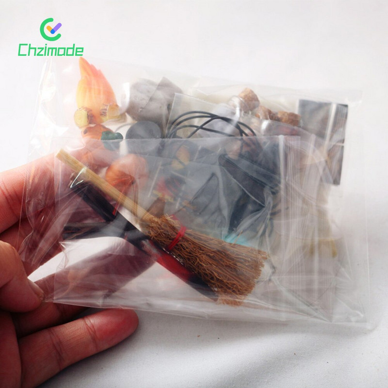 Mini Helovino mastelio modelių rinkinys Imitaciniai modeliai Ornamentai Miniatiūrinė scena namų dekoravimui Amatai Kalėdų darbalaukio dekoravimas