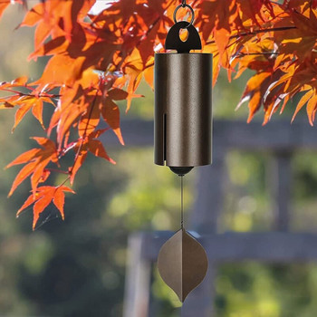Vintage Metal Heroic Windbell Wind Chimes Deep Resonance Serenity Bell για υπαίθριο σπίτι Κήπος Διακόσμηση αυλής Διακόσμηση σπιτιού