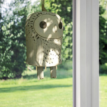 Όμορφη ρουστίκ ζώο Wind Chimes Vintage Διακόσμηση Δωματίου Χαριτωμένη Wind Chimes Bell Ζωική ρητίνη Πόρτα κήπου Εξωτερική διακόσμηση Nordic