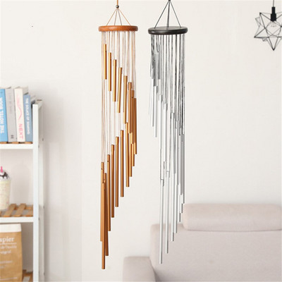 90cm 18 Tubes Wind Chimes Μεταλλικά Wind Bells Αίθριο κήπου Εξωτερική επιτοίχια διακόσμηση Δώρο