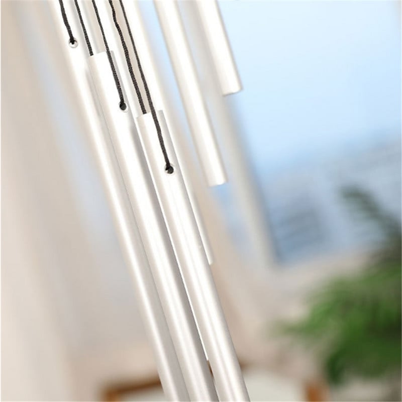 90cm 18 cső Szélcsengő fém harangok Kerti terasz Kültéri fali akasztós lakberendezési ajándék