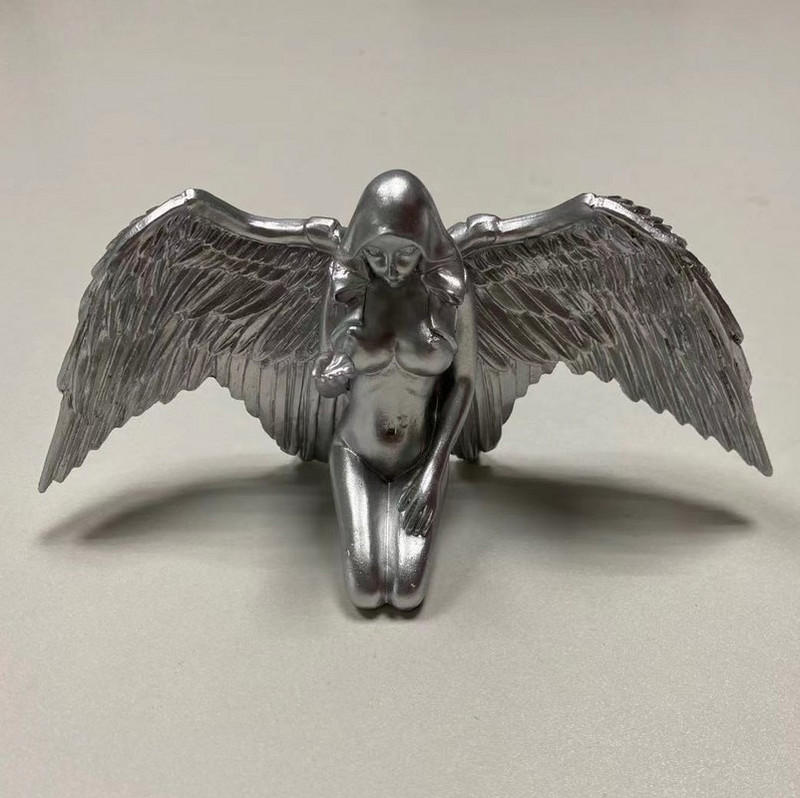 Figurák és miniatűrök Ezüst Angyalszárnyak Gyanta kézművesség Asztali díszek Kerti díszek Otthoni dekoráció Angel Cabochon