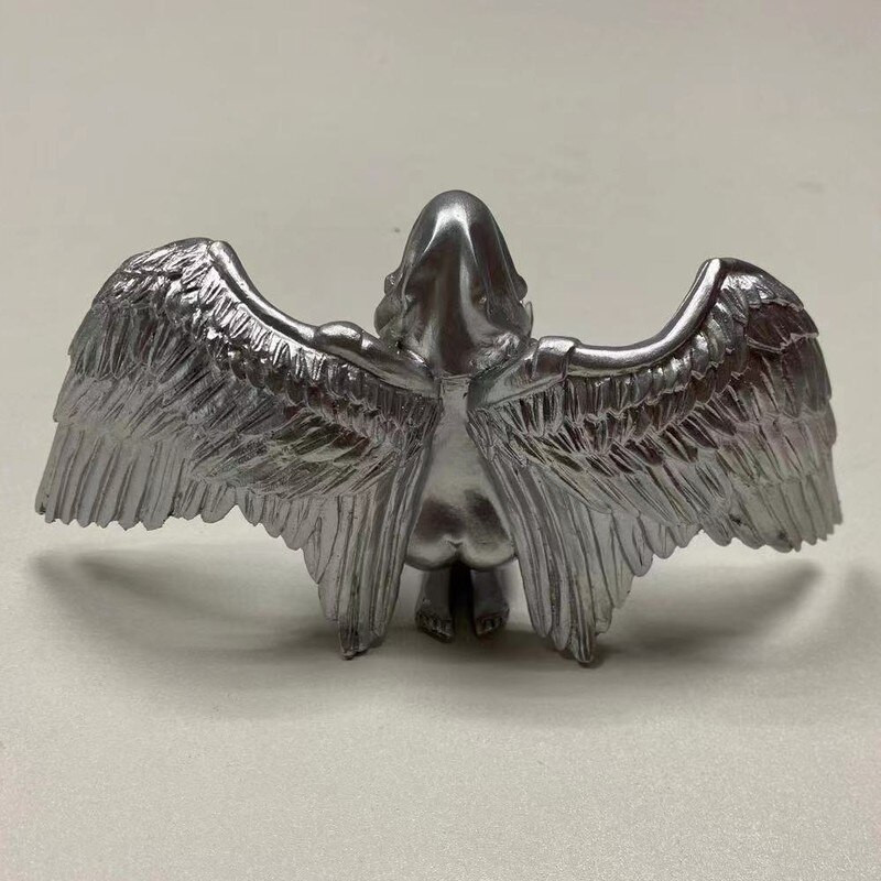 Figurák és miniatűrök Ezüst Angyalszárnyak Gyanta kézművesség Asztali díszek Kerti díszek Otthoni dekoráció Angel Cabochon