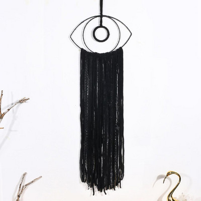 Nordic Evil Eye Dream Catcher otthoni szoba dekoráció fekete szoba dekoráció farmházhoz College Kollégiumi szélcsengő ajándék