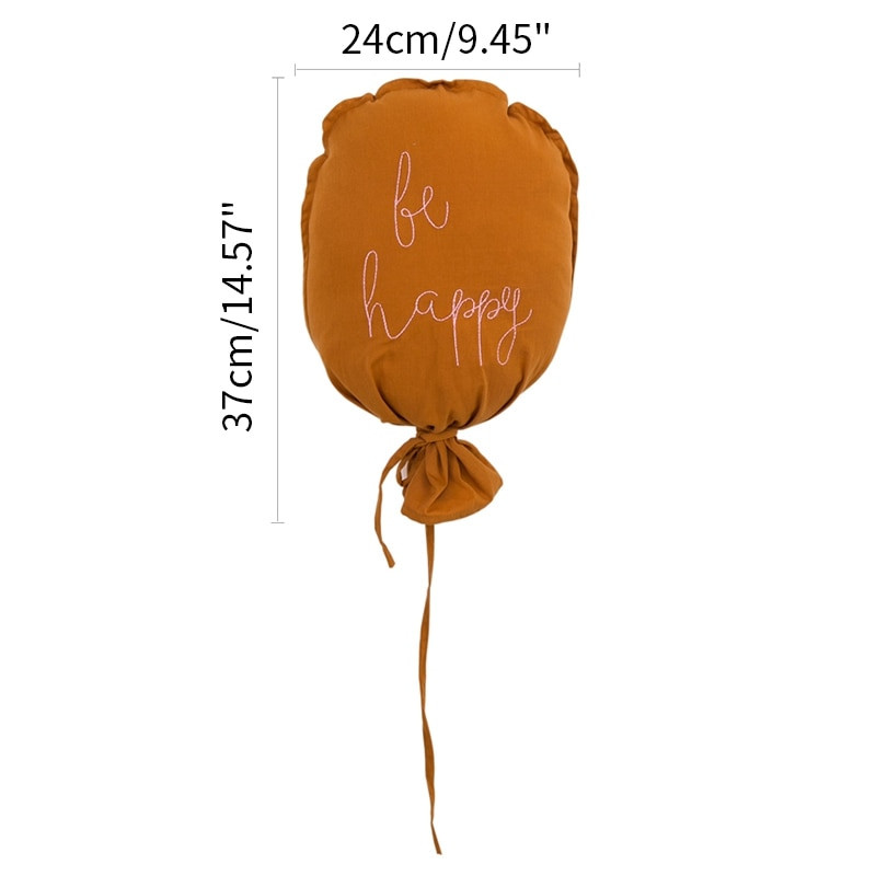 Pamut léggömb falra akasztható díszek gyerekszobáknak Ballonok Nordic Baby Bölcsődei dekoráció Születésnapi parti fotózási kellékek