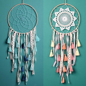 Nordic Tassel Dream Catcher szoba dekoráció hálószoba dekoráció lányok szoba dekoráció rózsaszín kék fehér ajándék nőknek