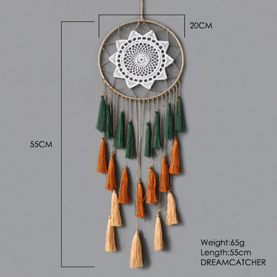 Nordic Tassel Dream Catcher szoba dekoráció hálószoba dekoráció lányok szoba dekoráció rózsaszín kék fehér ajándék nőknek
