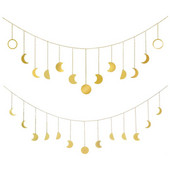 Piesă rotundă metalică în formă de soare, de lună, pentru agățat, decorație, pentru agățat de perete foto, ornament Q39B