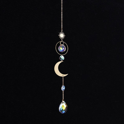 Napfogók Dísz K9 színű kristály szélcsengő ablakpárkány kültéri dekoráció autódísz karácsonyi otthoni dekoráció