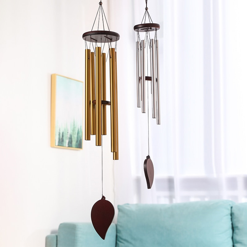 Outdoor Living Szélcsengő Udvari Kerti Csövek Harangok Réz Antik Szélcsengő Fali Akasztó Lakásdekoráció Szélcsengő
