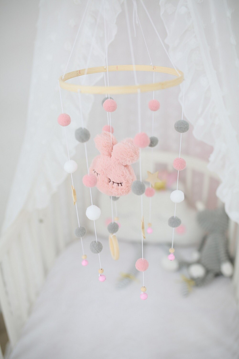 Šiaurės šalių vaikų darželio dekoravimas Vaikų kambario pakabinamas dekoras Vaikų mielas pliušinis zuikio debesėlis kambario kabantis dekoras Dovana naujagimiui 2022 m. Nauja