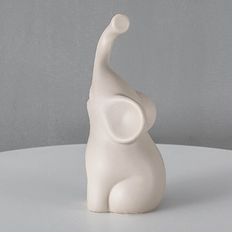 Keramika Dramblys Figūrėlės Amatai Europa Gyvūnų Papuošalai Rankdarbiai Miniatiūros Dovanos Namui Vestuvių Papuošimas Amatai