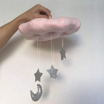 Σύννεφο Κρεμαστό Φεγγάρι Δώρο DIY Mobile Stars Σπίτι Παιδιά Υπνοδωμάτιο Οροφή Κρεμαστά Διακοσμητικά Στολίδι Νηπιαγωγείο Μωρό