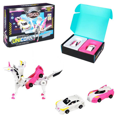 Hello Carbot Unicorn Mirinae Prime Series Transformare Figura de acțiune Robot Vehicul Mașină Jucărie Ornamente pentru casă Decorație de Crăciun