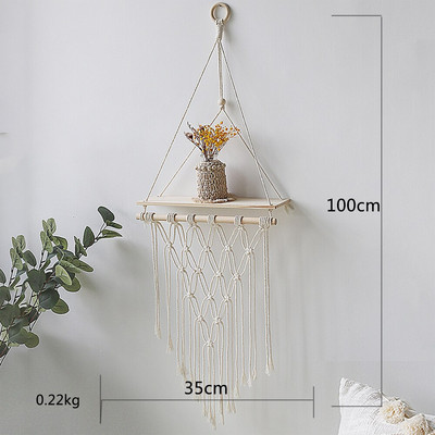 Weave Dream Catcher Otthoni Dekoráció Ramadan Dekoráció Makramé falra akasztós Baba Nordic Szobadekoráció Gyerekek Bölcsődei Gobelin