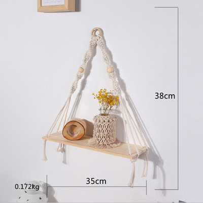 Weave Dream Catcher Otthoni Dekoráció Ramadan Dekoráció Makramé falra akasztós Baba Nordic Szobadekoráció Gyerekek Bölcsődei Gobelin