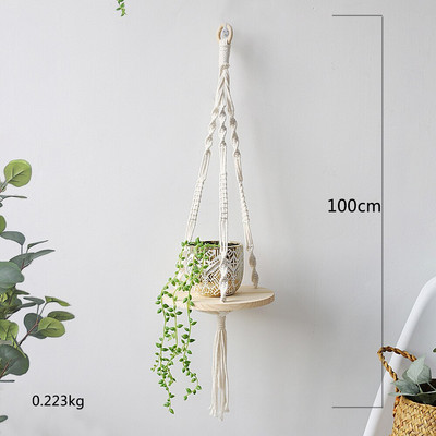 Weave Dream Catcher Otthoni Dekoráció Ramadan Dekoráció Makramé falra akasztós Baba Nordic Szobadekoráció Gyerekek Bölcsődei Gobelin