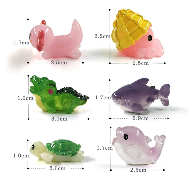 Cápa bálna teknős delfin tengeri hal figura modell barkácsolás otthoni dekoráció akvárium miniatűr tündér kert dekorációs kiegészítők modern