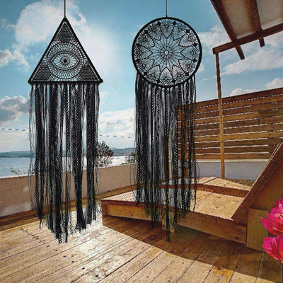 Dream Catcher Evil Eye DreamCatchers Boho Διακόσμηση Σπιτιού Μεγάλο Μαύρο Τουρκικό Διακόσμηση Δωματίου Χριστουγεννιάτικου Τοίχου Δώρο