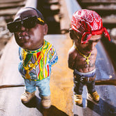 1 db Hip Hop legenda emlékmű gyanta díszek emlékmű gyanta szobor kézművesség karakterek szobor otthoni kert dekoráció
